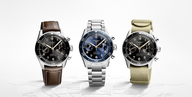 浪琴表先行者系列飛返計(jì)時(shí)腕表（圖）